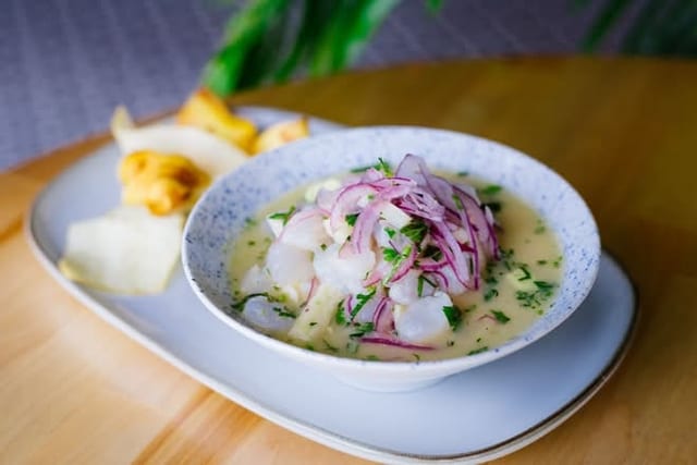 Ceviche De Pargo.